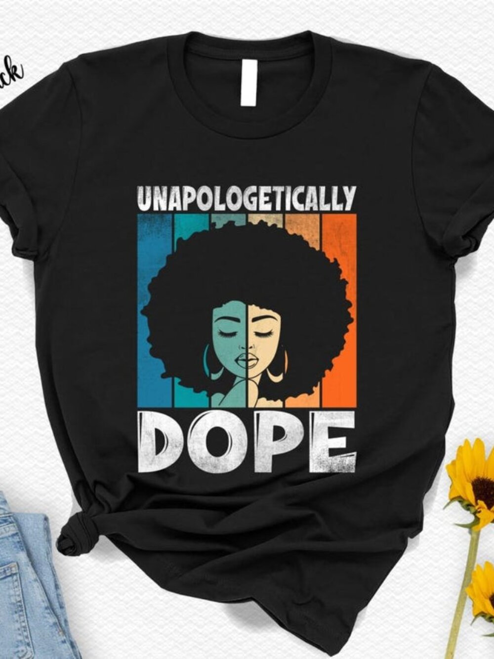 Juneteenth Afro Girl T-Shirt, Black Girl Magic Tee